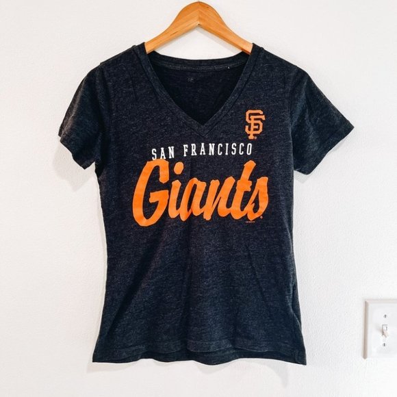 Tops - SAN FRANCISCO GIANTS short sleeve v-neck baseball t-shirt size small
